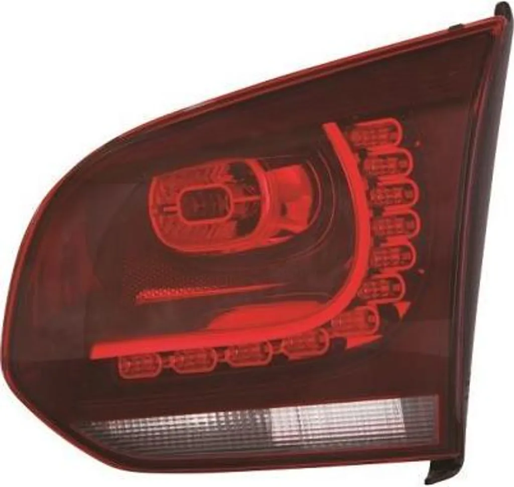 Phare arrière droit pour Golf VI compatible OE 5K0945094AJ ABAKUS Rouge