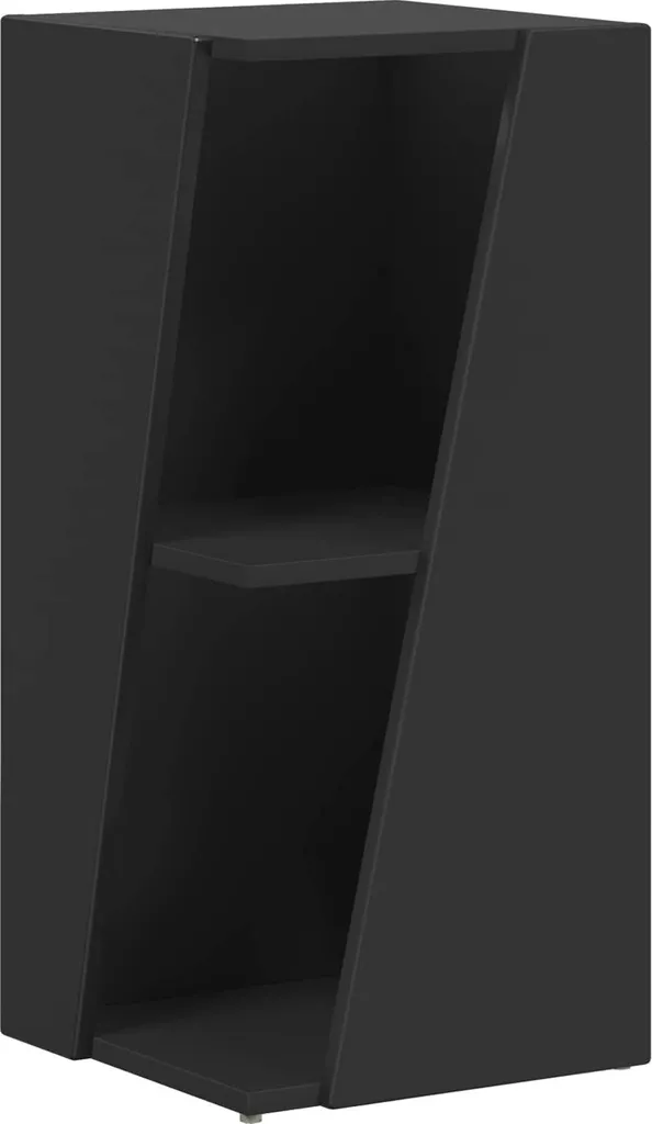 Mobiletto Nero vidaXL 33 cm: Organizzazione Moderna e Stile Loft