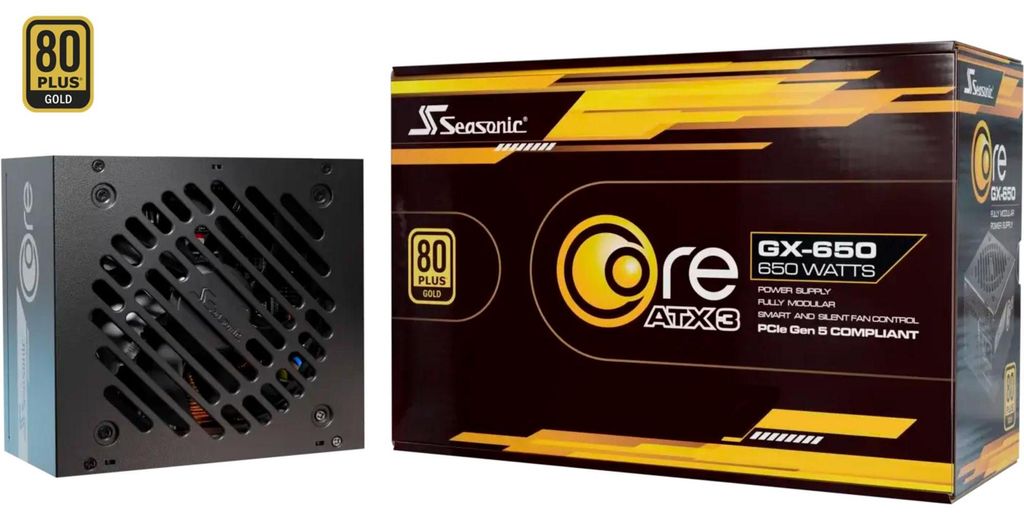 Seasonic CORE GX-650-V2 650W, PC-Netzteil, (1x 12-Pin High Power GPU