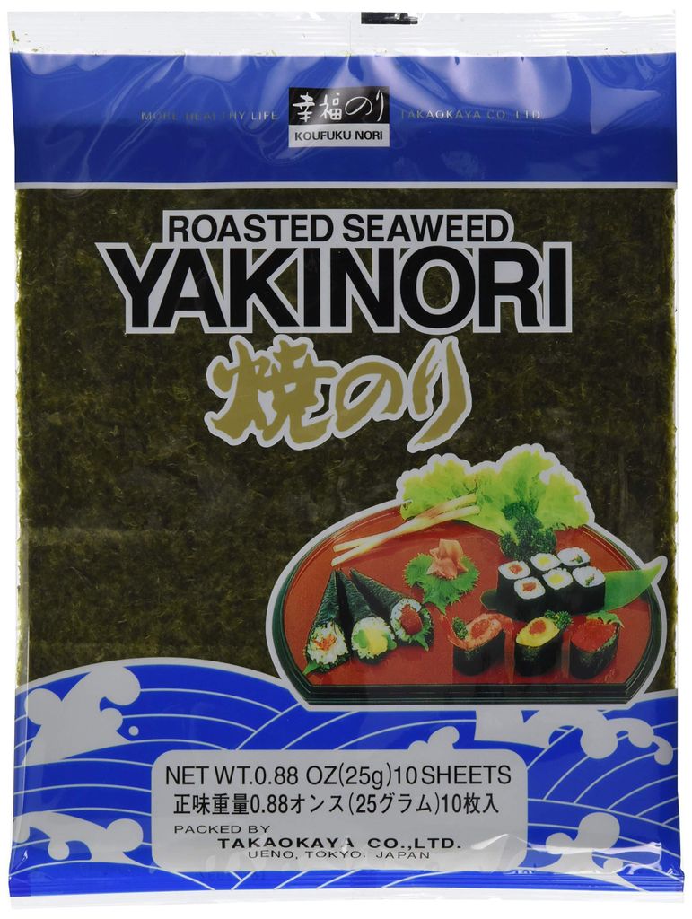 Listy morských rias Yaki Nori pražené sušené na sushi Obrázok produktu 