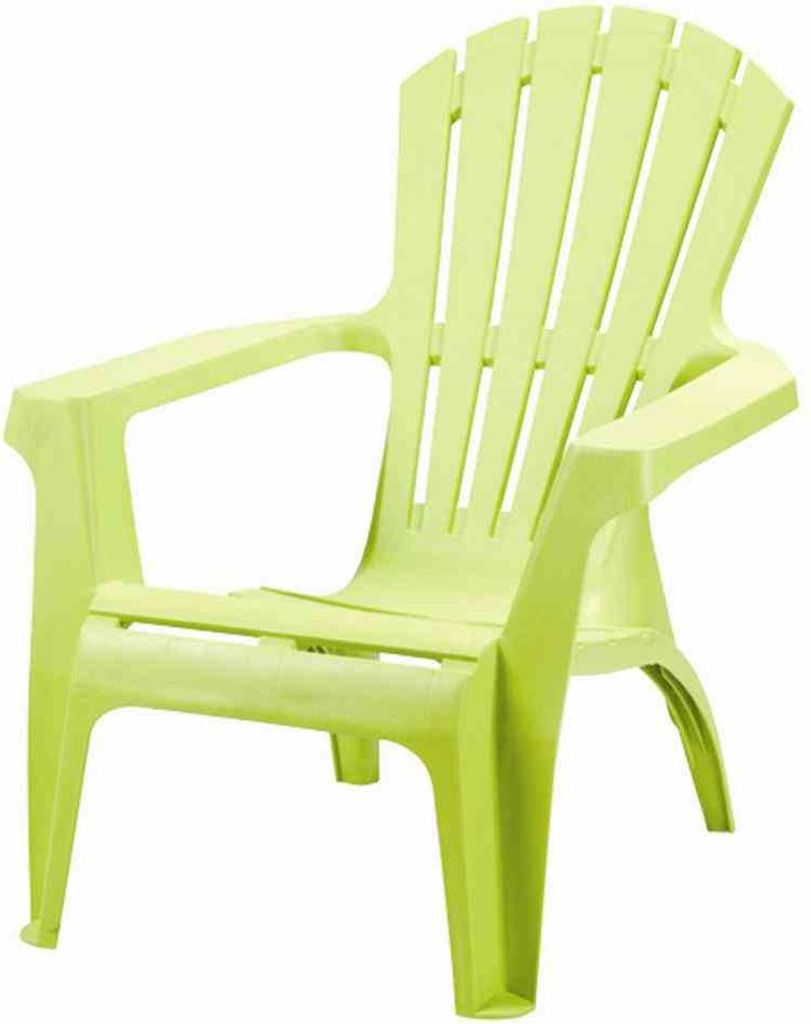 Deckchair Dolomiti lime green Vollkunststoff Produktbild 