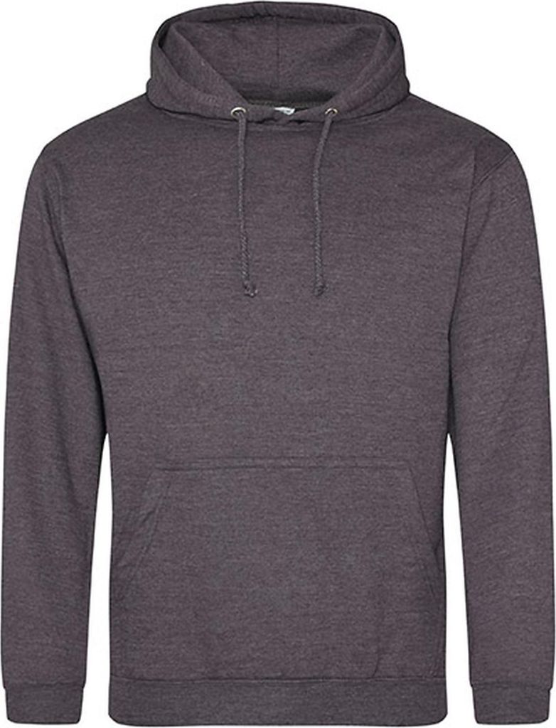 Just Hoods JH001 | College Hoodie / Kaputzenpulli in vielen Farben - Farbe: Charcoal (Heather) - Größe: 5XL