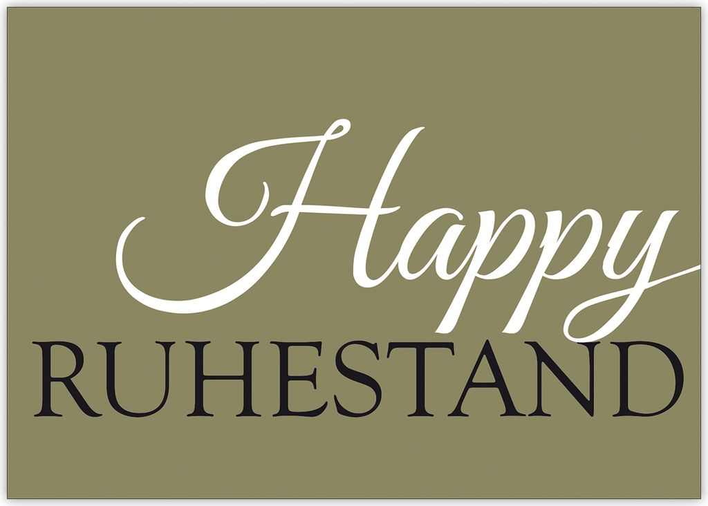 Ausgesuchte elegante Renten Karte für Mann oder Frau: Happy Ruhestand