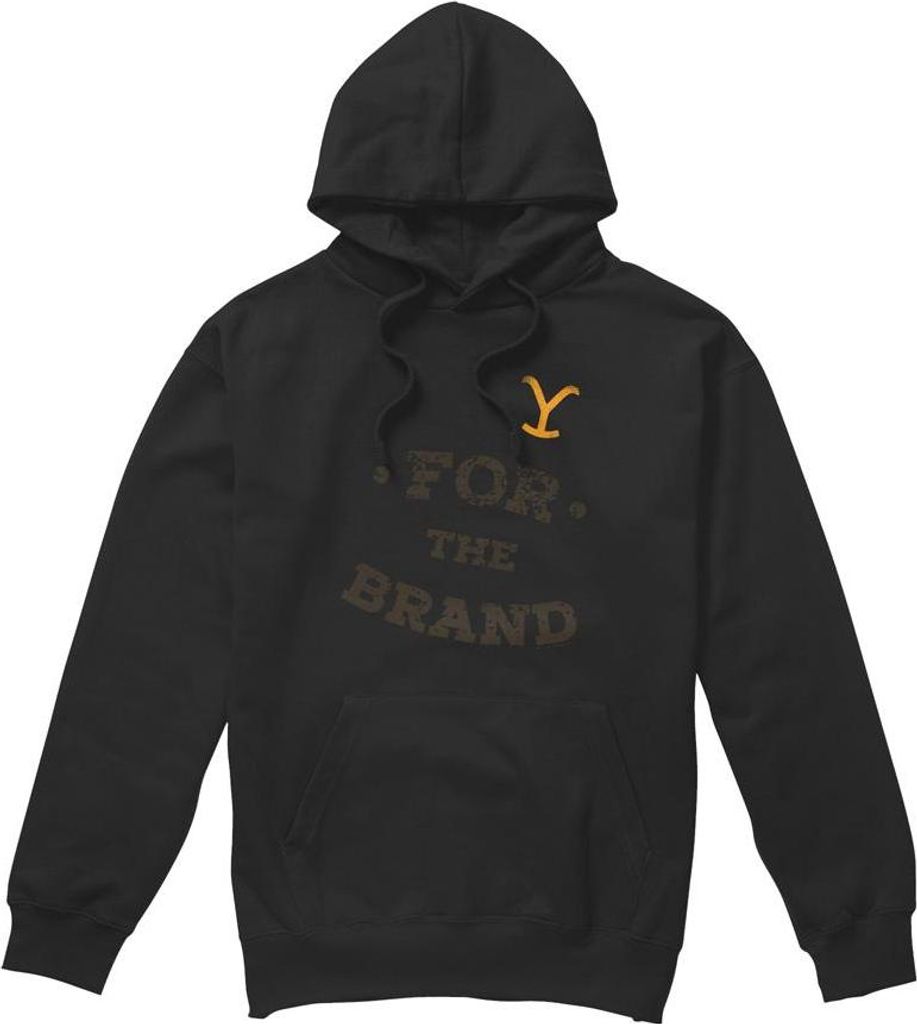 Yellowstone - "For the Brand" Kapuzenpullover für Herren TV8265 (S) (Schwarz)