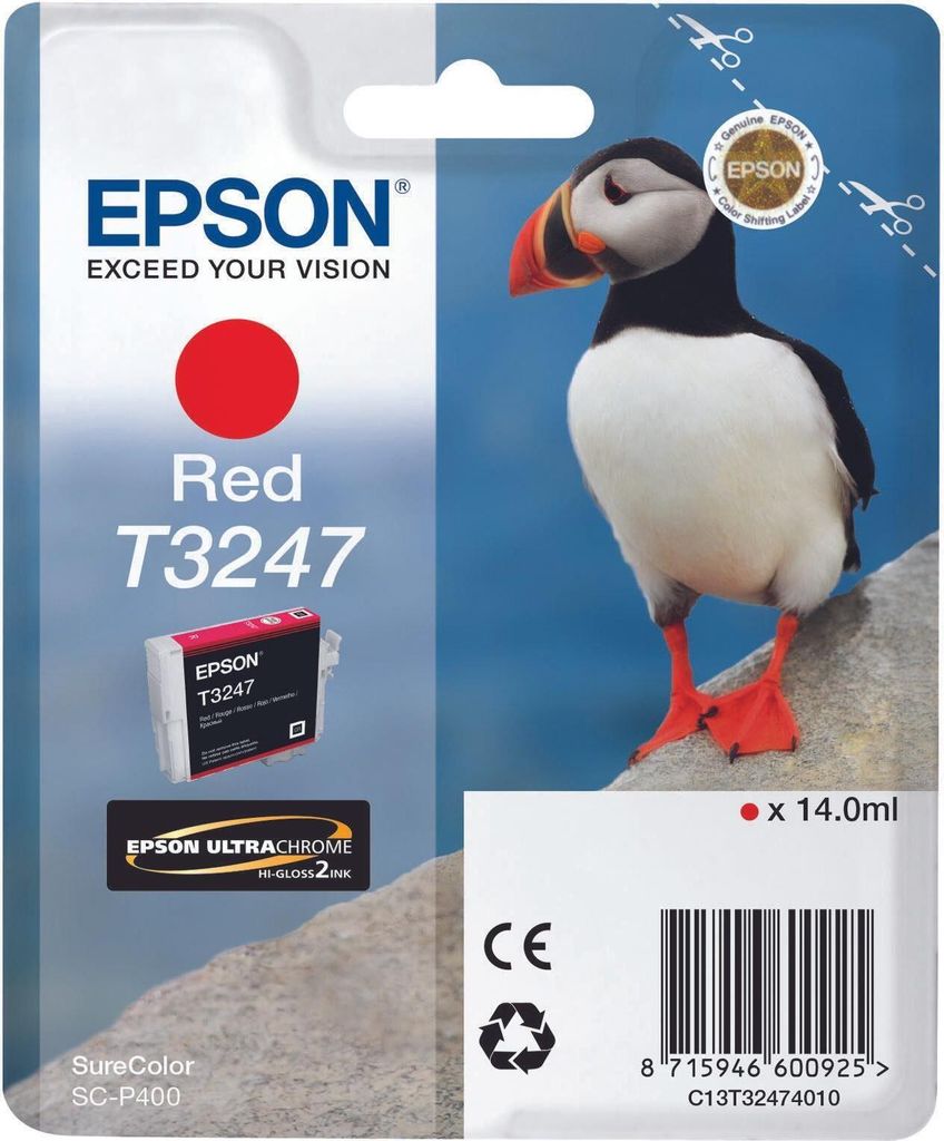 Epson Tintenpatrone red T 324 T 3247
