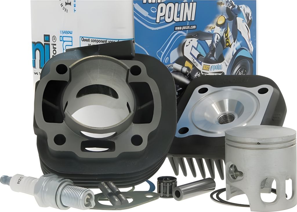 Zestaw cylindrów Polini CORSA 70cc, poziomy do Minarelli AC Zdjęcie produktu 