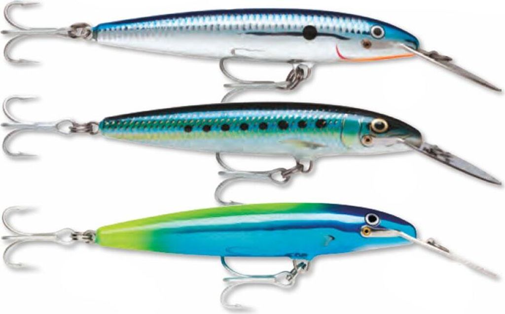 Rapala Countdown Magnum - Wobbler, Farbe:Green Mackerel, Länge / Gewicht / Hakengröße / Lauftiefe:11cm / 24g / Gr. 1 / 3.9m - 4.5m