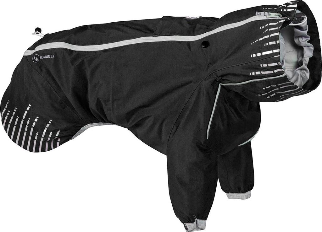 Hurtta Rain Blocker Regenmantel, Farbe:schwarz, Größe:65