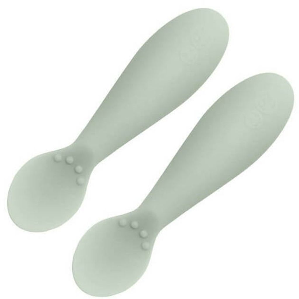 EZPZ Babylöffel Silikon Löffel Tiny Spoon 2 Stück Pastel Grün