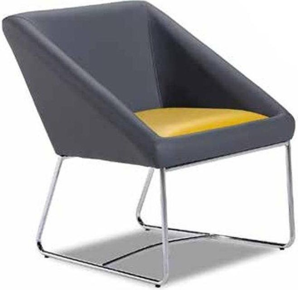 Luxus Einsitzer Sofa Couch Polster Sessel Möbel Wartezimmer Büro Einrichtung