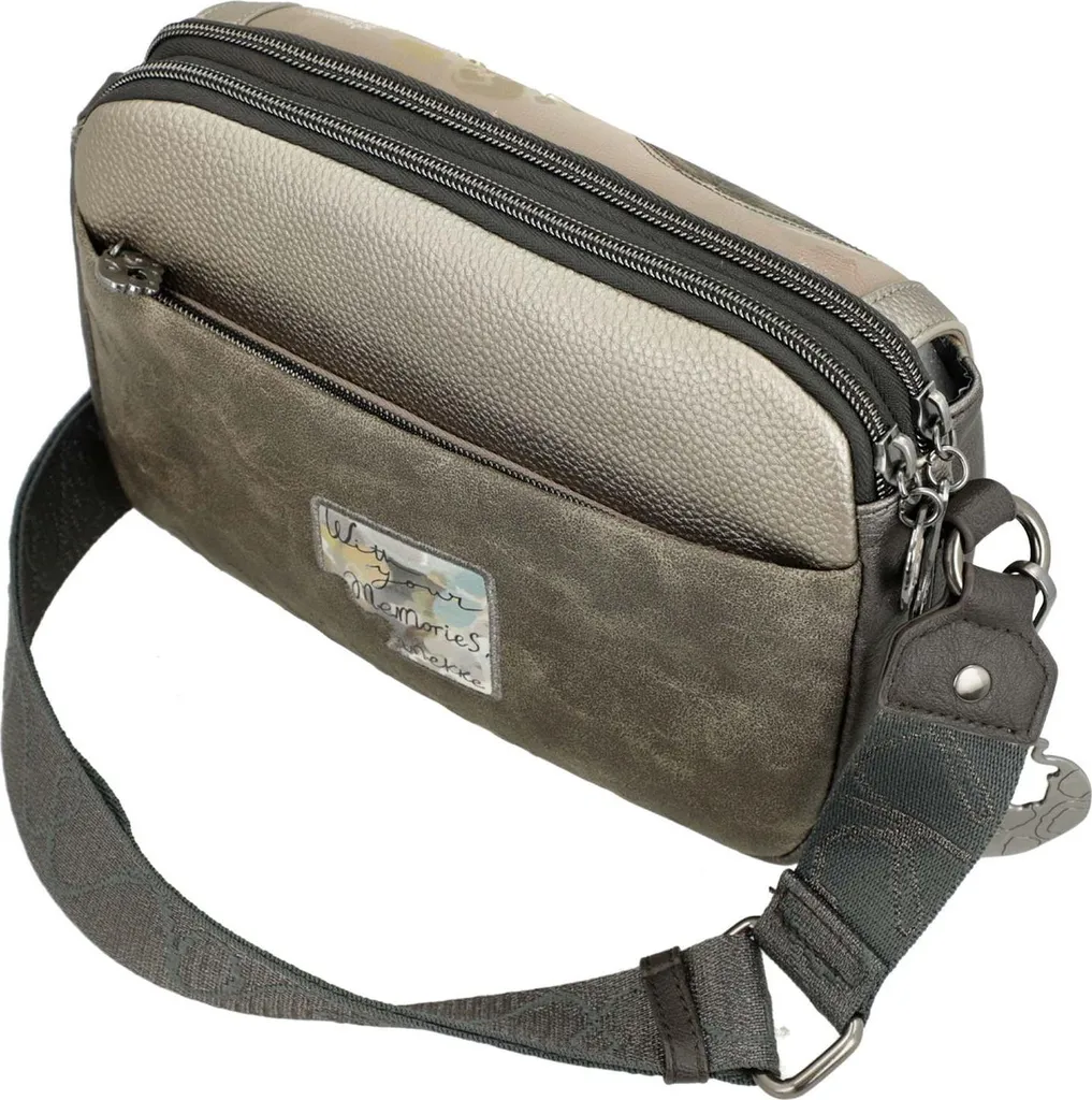 Anekke borsa a tracolla Real Oval Flap-Crossbody Bag Multicolor multicolore