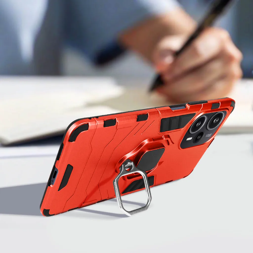 HAOYE Leather Folio Cover per Xiaomi Redmi Note 14 Pro 5G / POCO X7 5G Cover, PU + TPU Leather Wallet Cover, Premium flip Case Custodia in Pelle Portafoglio con Funzione Stand, Marrone