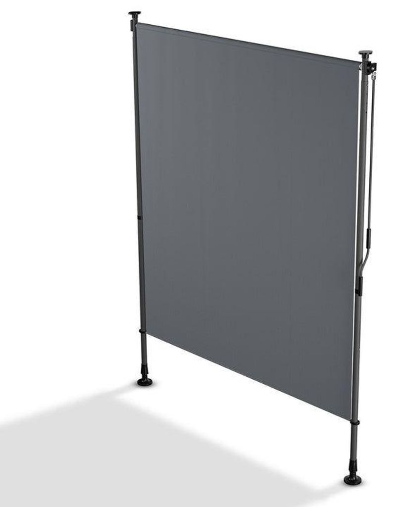 Markiza pionowa na balkon 150 x 270 cm, kolor szary Zdjęcie produktu 
