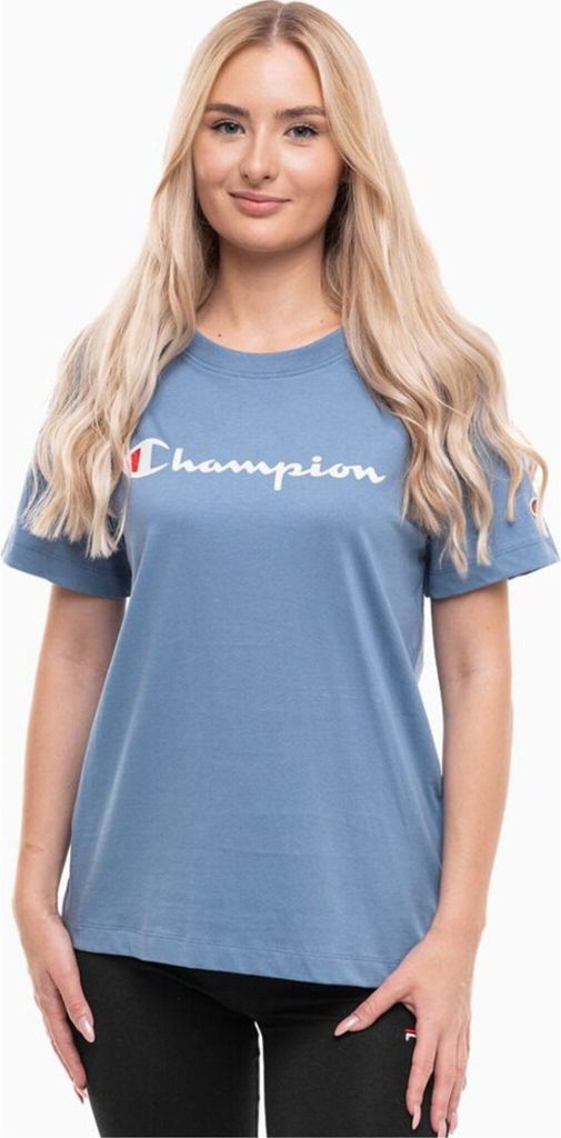 Champion T-Shirt aus 100 % Baumwolle, klassischer Schnitt, leicht und atmungsaktiv