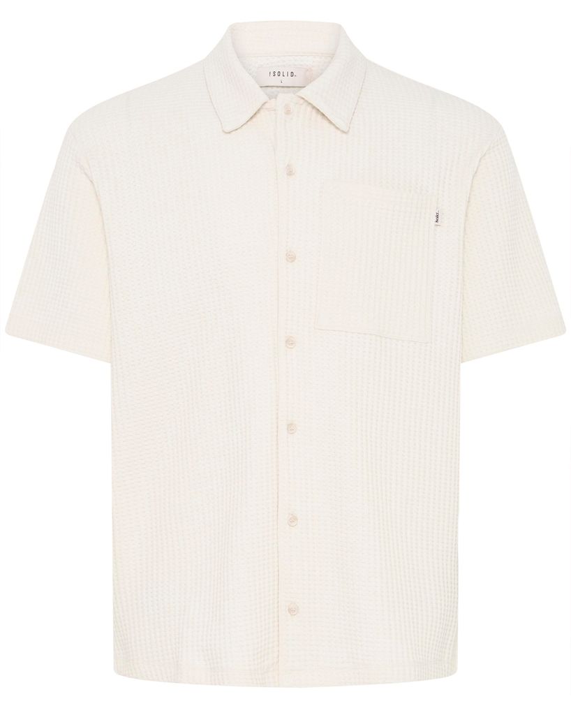 !Solid SDUtley Herren Kurzarmhemd Hemd Herrenhemd Baumwollmischung Casual Fit