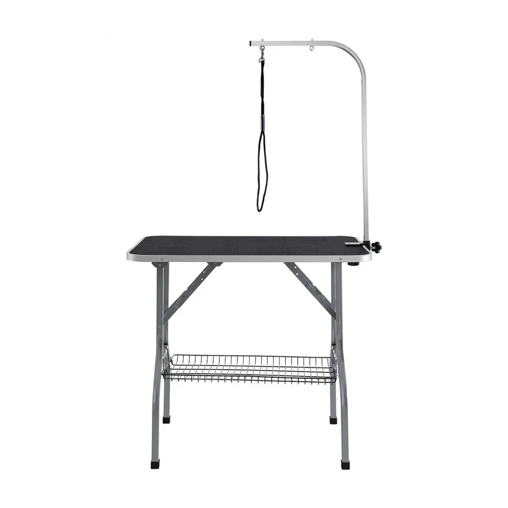 Coiffeuse pliable pour chien et chat - Table de toilettage robuste - 9