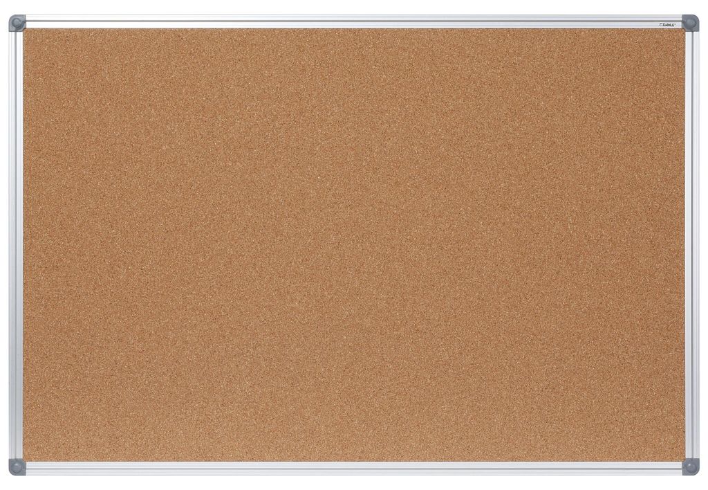 Dahle Cork Board 90 x 120 cm Alurahmen Naturkork Retail-Verpackung