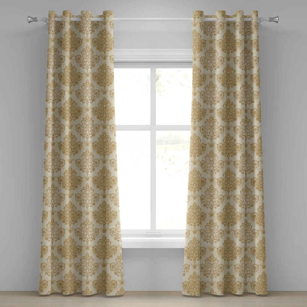 Tende ABAKUHAUS Rococò 280x175 | Tessuto Satin Poliestere Barocco