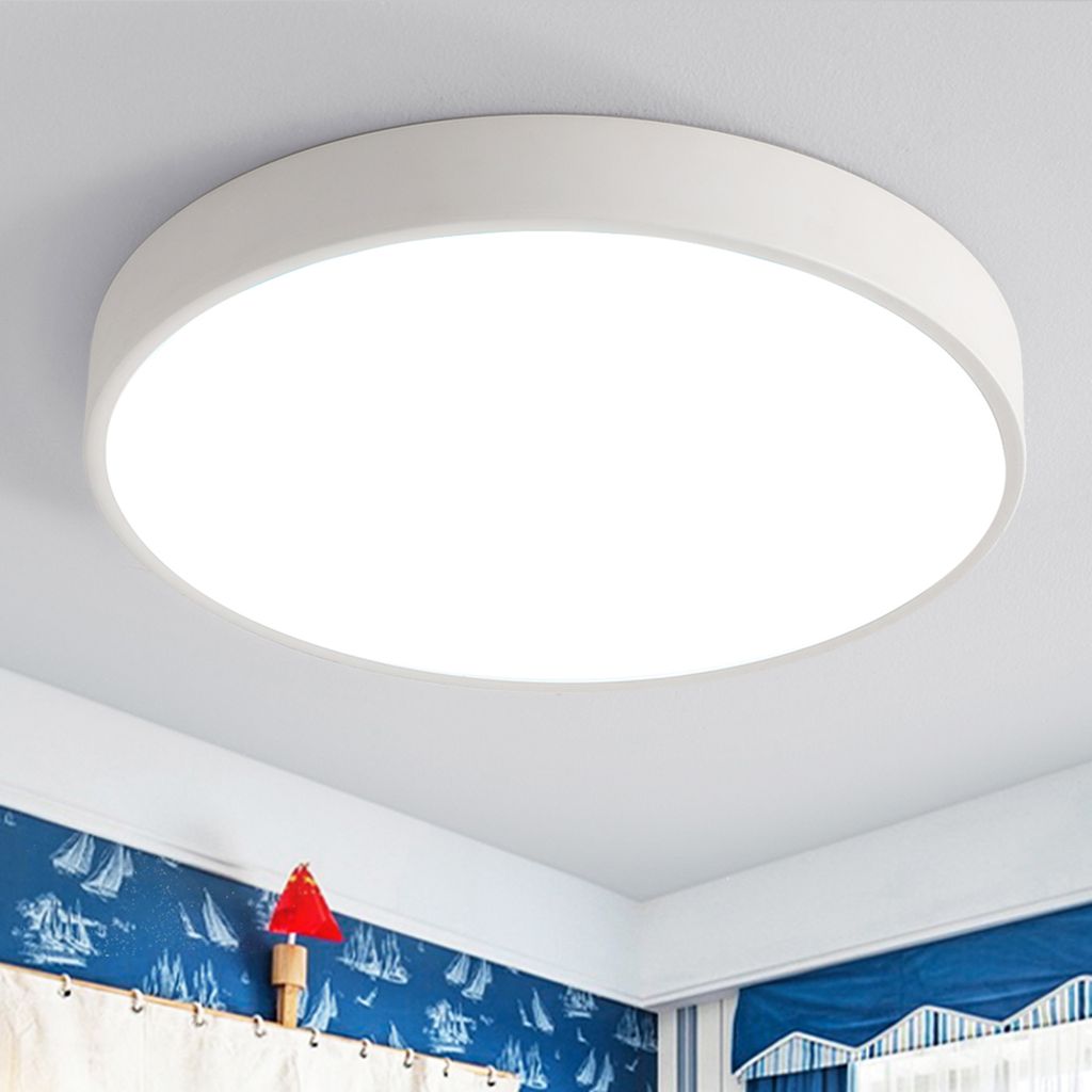 24W/36W Kaltweiß LED Deckenlampe Ultraslim Deckenleuchte Schlafzimmer Wohnzimmer 