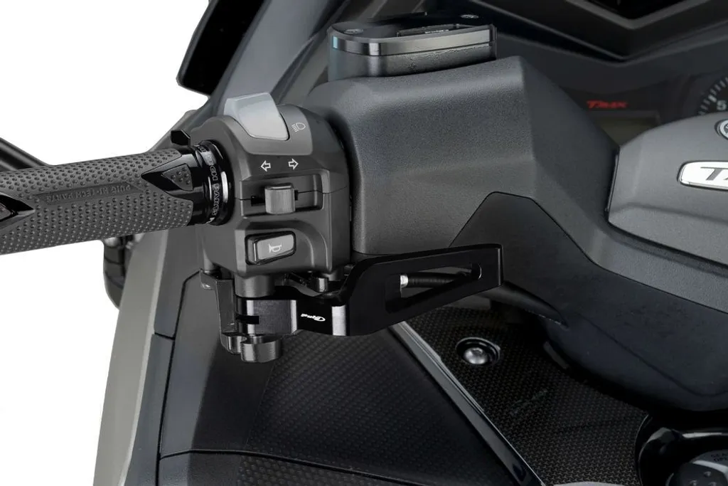 Levier Frein à Main PUIG pour Yamaha T-MAX 530 Noir : Stationnement Facile