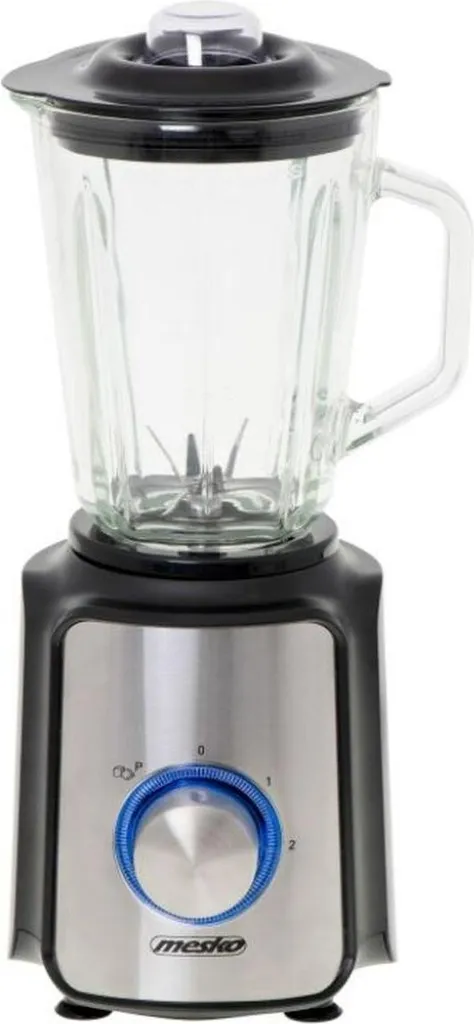 Blender Puissant 1200W Fini les Grumeaux : Mixeur Verre 6 Lames Robuste