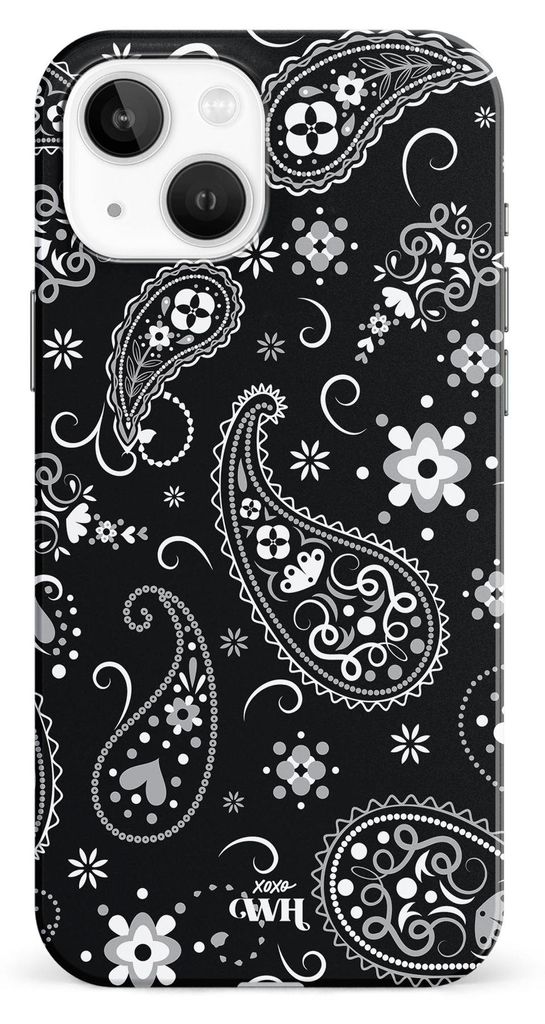 xoxo Wildhearts Paisley Dawn Black - iPhone 14 Hülle Produktbild 