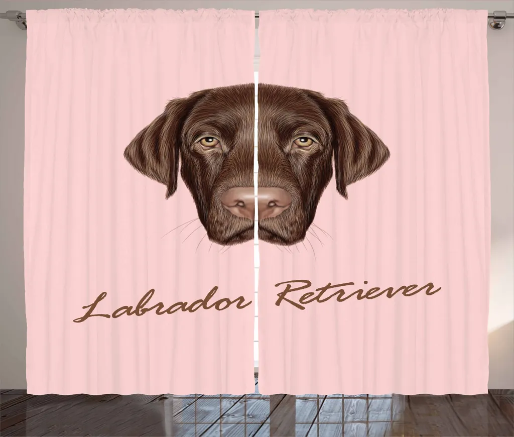 Tenda Cane Labrador ABAKUHAUS 280x225cm - Decorazione Casa Rustica