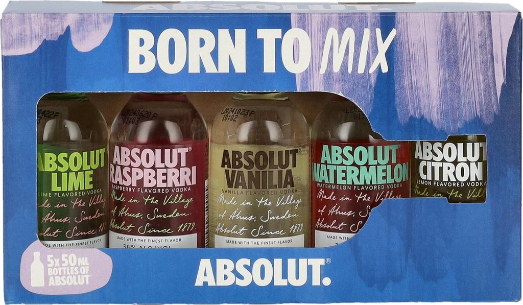 Absolut Vodka Mix 5x50ml 40% Vol.