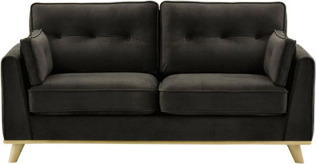 2,5-Personen-Sofa Farrow-Velluto 20-wax black