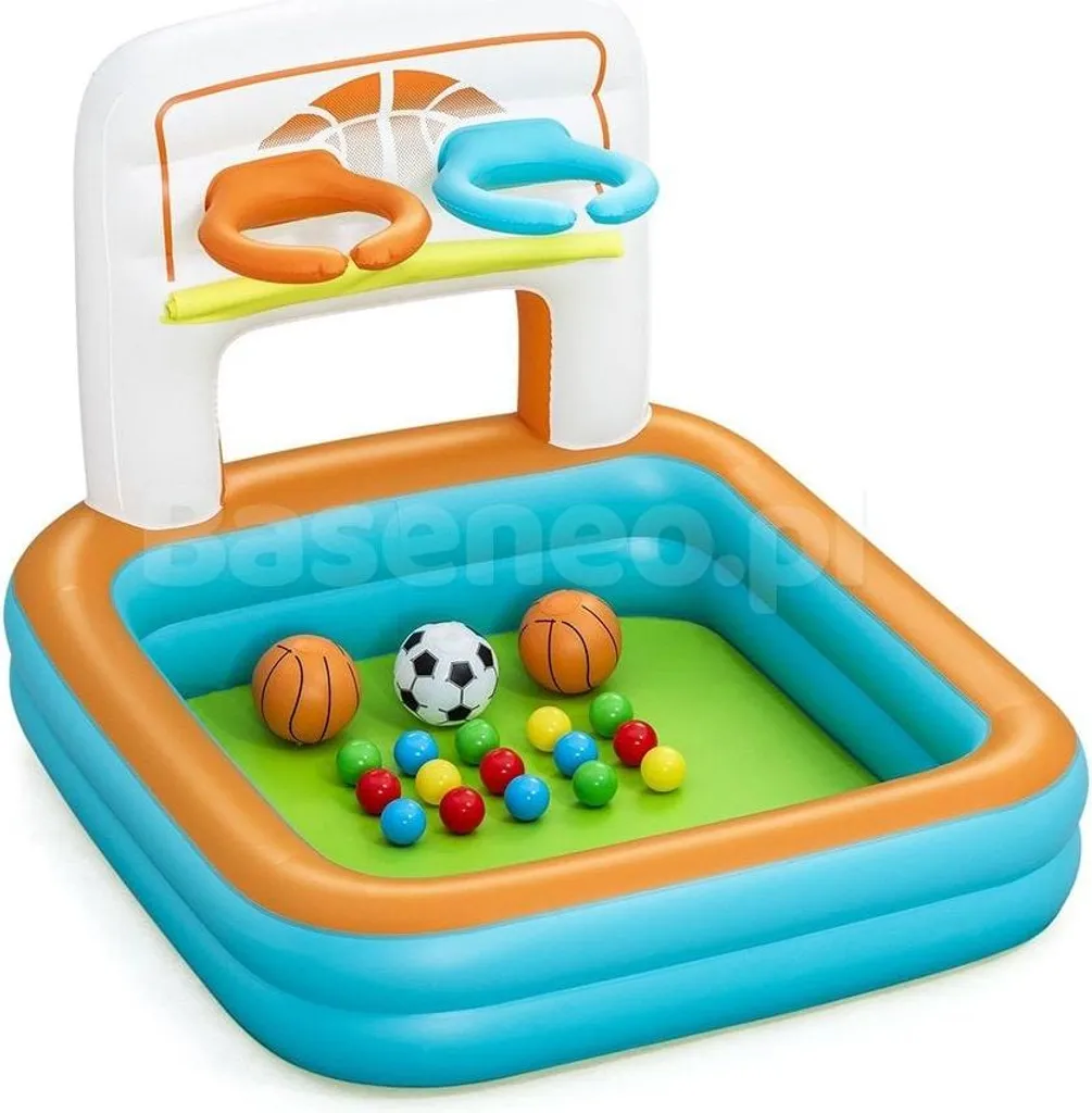 Aire de jeux Bestway 52728 vinyle robuste avec balles multicolores