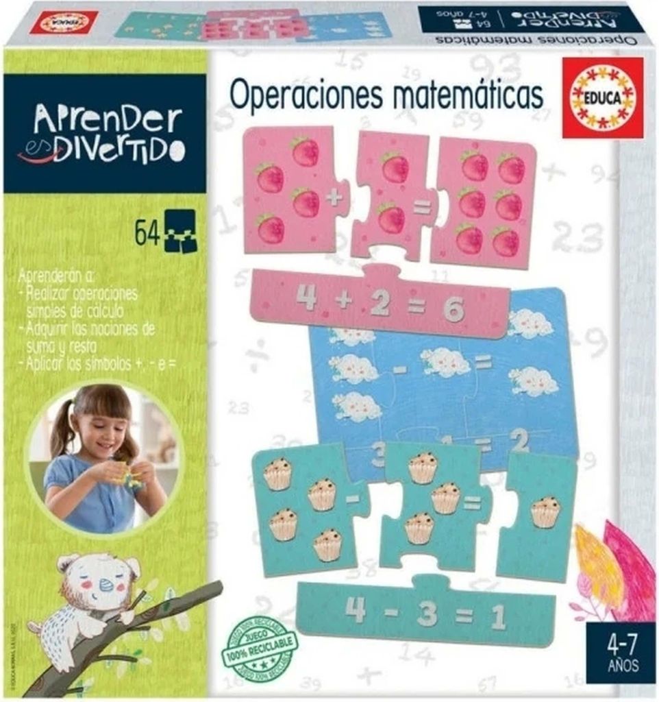 Mathematische Operationen Spiel educa borras