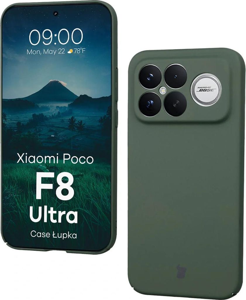 Handyhülle für Xiaomi POCO F8 Ultra, Bizon Case Lupka, Grün