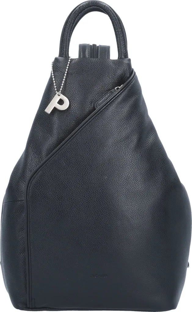 Sac à Dos Ville Femme Picard Luis en Cuir Souple - Accessoire Chic Noir