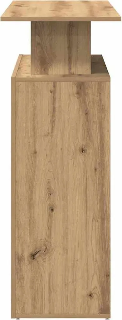 vidaXL Banco reception rovere artigianale 100x40x104 cm materiale a base di legno - 6