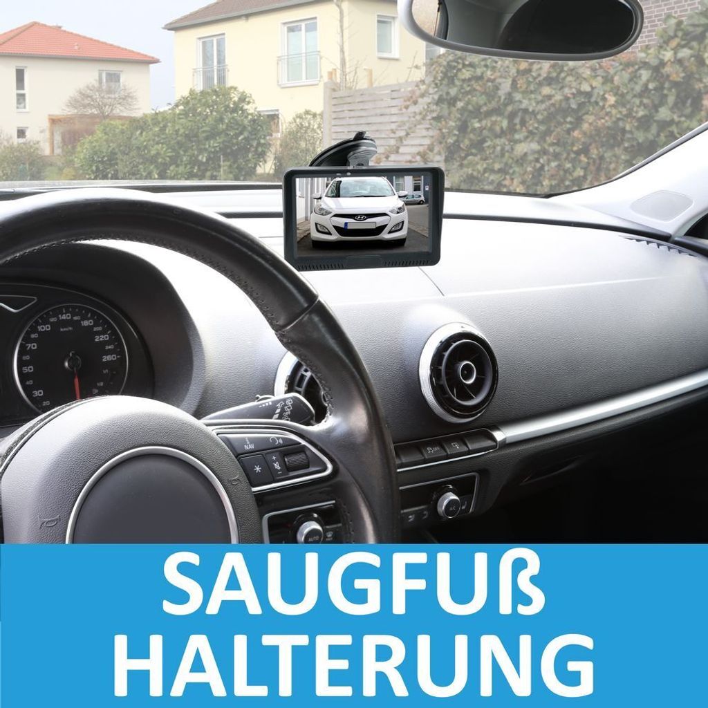 5" FUNK-HD-Set PREMIUM ONE mit 2 Kameras für PKW Wohnmobil Produktbild 8