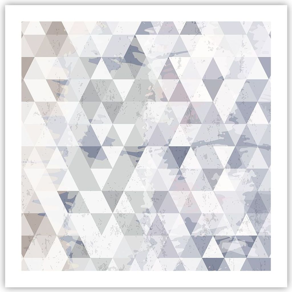 Poster - Poster ohne Rahmen - Abstraktion modern - 60x60 cm - Wand Bild - Wanddeko - Wandbilder - Kunstposter - Wandposter - Bilder - Kunstdruck - ...