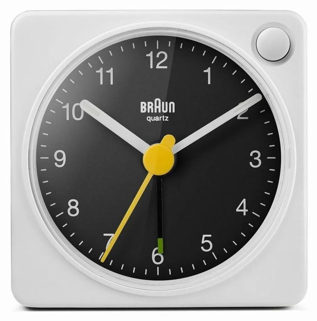 Réveil Braun BC02XWB : Dites Adieu au Tic-Tac pour un Sommeil Calme