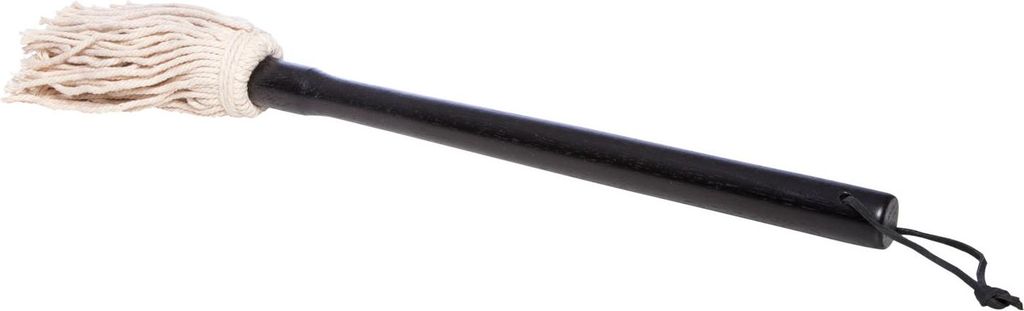 Allgrill BBQ-Pinsel/Mop für Soßen und Marinaden Baumwolle mit Holzgriff 43 cm