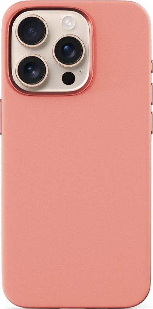 Epico Mag Silikon Pro iPhone 16 Pro Abdeckung - Pfirsich Rosa