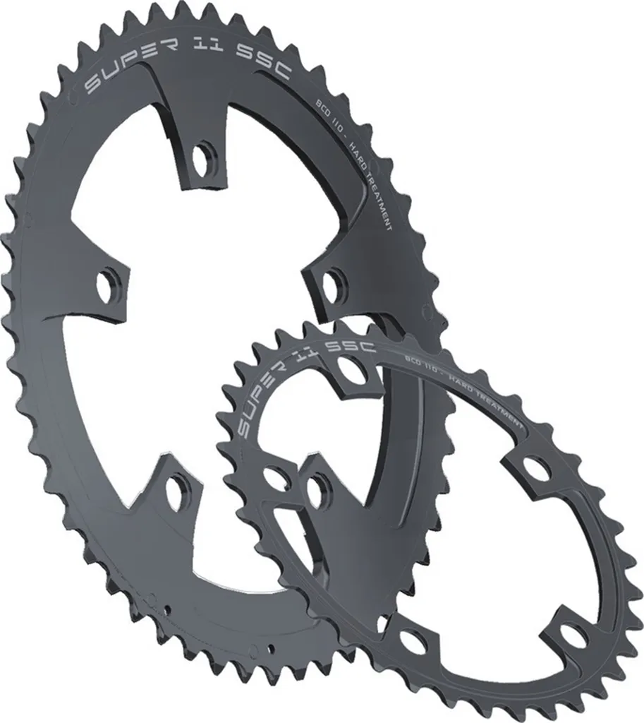 Plateau Miche 53 Dents Extérieur BCD 110mm en Aluminium CNC 11 Vitesses