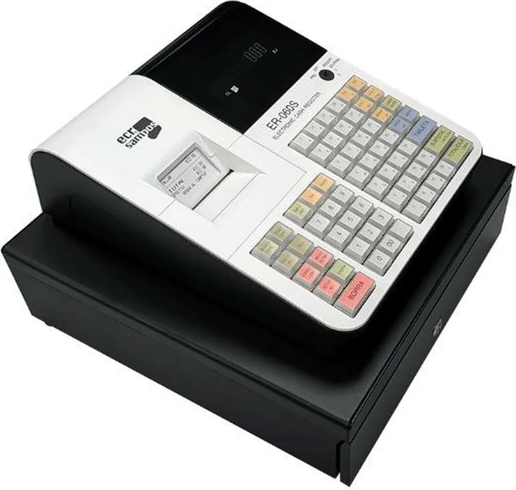 Système de caisse SAMPOS ER-060/S avec imprimante thermique et tiroir