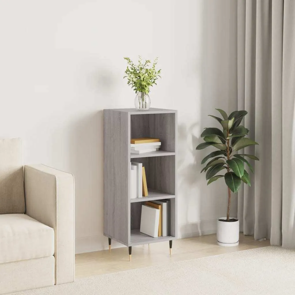 Maison Exclusive - Credenza grigio Sonoma 34,5x32,5x90 cm Materiale ligneo
