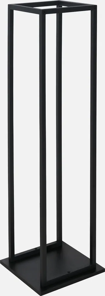 Scaffale Portalegna Verticale 112cm Nero: Arredo Design Contemporaneo