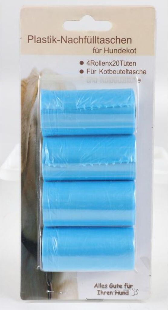 6x Kotbeutel 4er Nachfüller Taschen Tuben Tüten Hunde Spazieren Gassi Garten