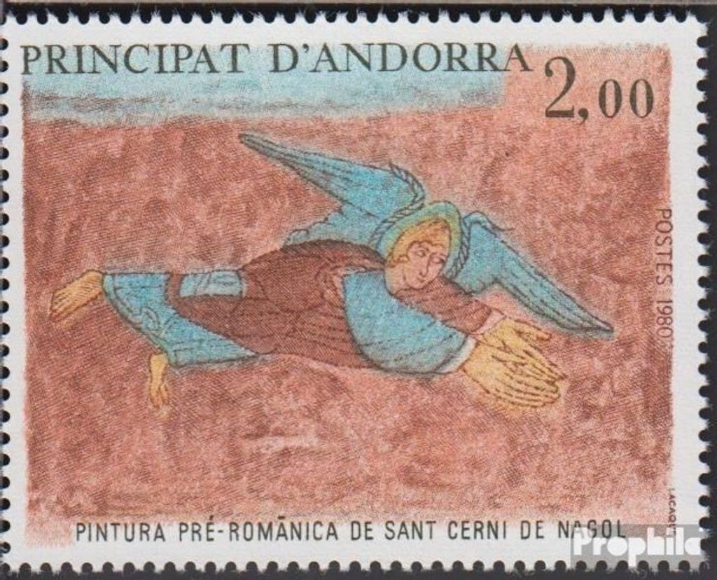 Briefmarken Andorra - Französische Post 1980 Mi 311 (kompl.Ausg.) postfrisch Religiöse Kunst