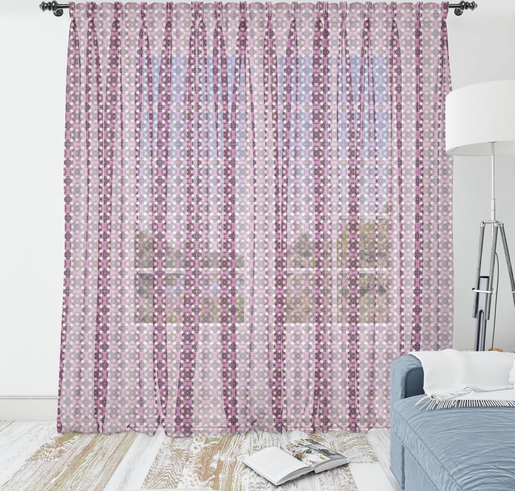 ABAKUHAUS Abstrakt Wandteppich, Geometrische Quirky Kreise Forming Odd Symmetric Fractal Blütenblätter, Wohnzimmer Schlafzimmer seidiges Satin W...