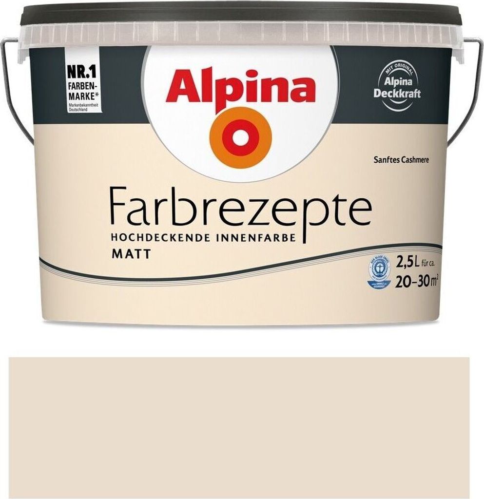 Alpina Farbrezepte Sanftes cremiges Cashmere matt 2,5 L Produktbild 10
