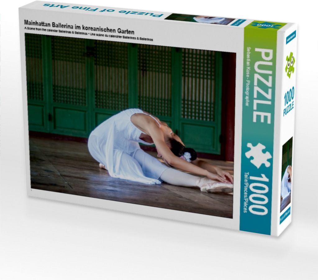 Calvendo Mainhattan Ballerina im koreanischen Garten 1000 Teile Puzzle quer 640x480mm, Kuse - Photographer Sebastian; 7416603