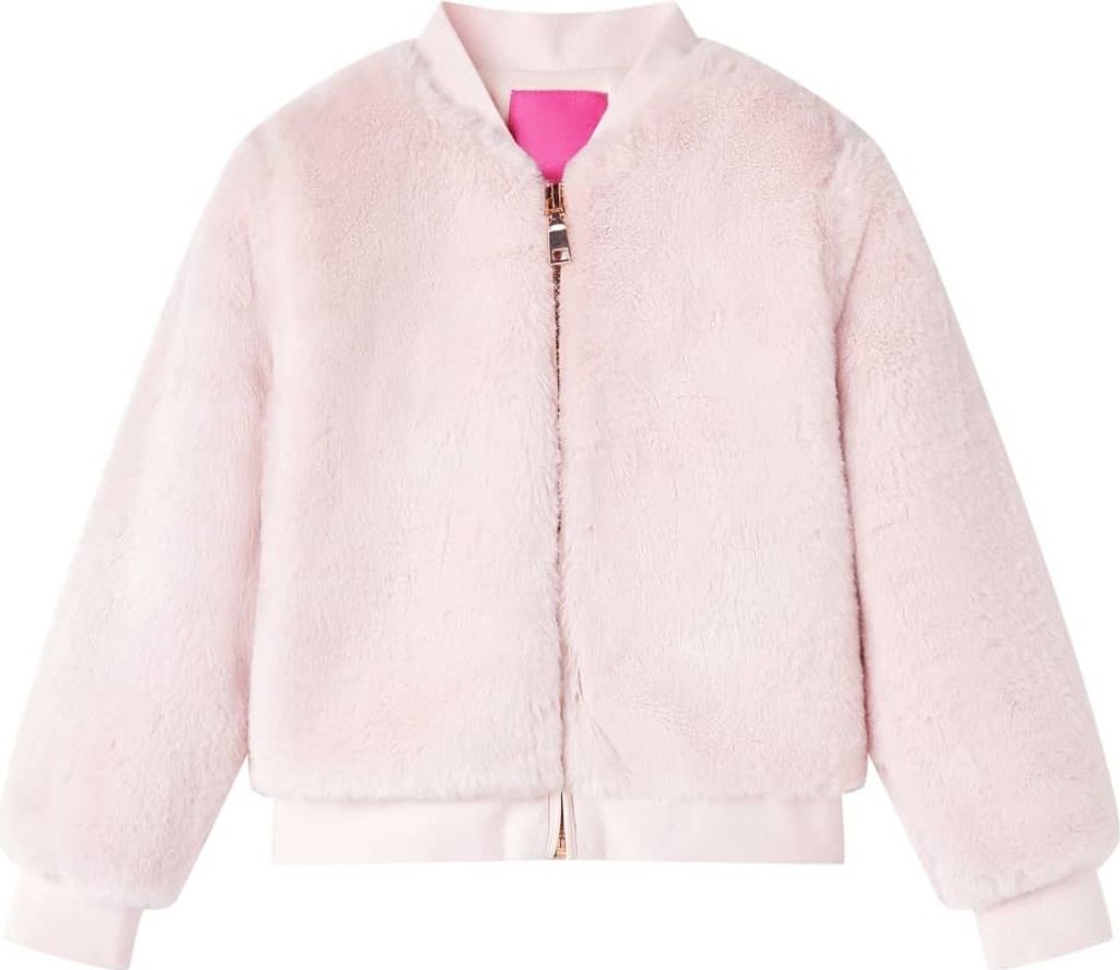 Kinderjacke Kunstpelz Zartrosa 116