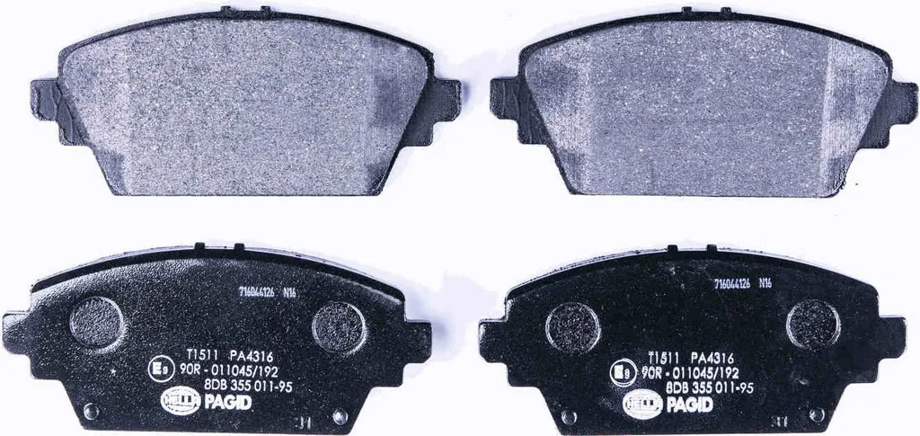 Plaquettes de frein avant HELLA pour NISSAN ALMERA TINO - Qualité OE